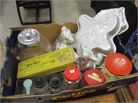 Cake Pans, Metal Tins, Candy Jar, Dispensers