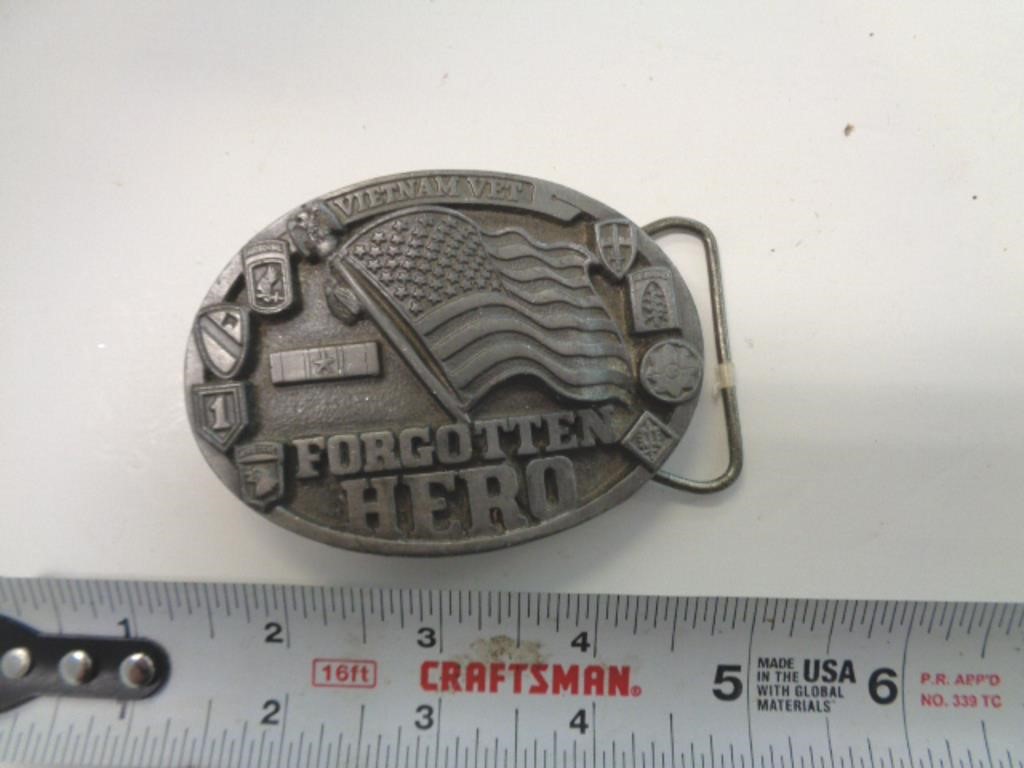 1987 BELT BUCKLE - VIETNAM VET