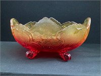 Jeanette Glass Footed Fruit Dish
