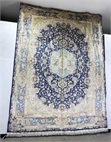 Large Chinese Silk Oriental Persian Rug