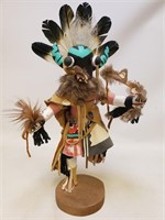 60s Kachina "Black Ogre"Signed Vickie Mitchell