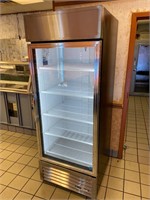 Like New! True Glass Door Refrigerator