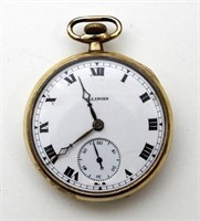 1915 ILLINOIS OPEN FACE POCKET WATCH