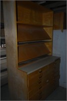 Storage Cabinet with Top Shelving