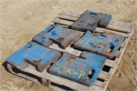 (5) Ford Tractor Suitcase Weight
