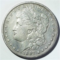 1887-O MORGAN DOLLAR XF