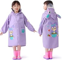 5-8 Years - Trenovo Rain Poncho Kids, Waterproof R