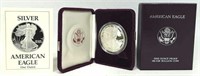 American Eagle Silver Dollar w/ Display & Cert
