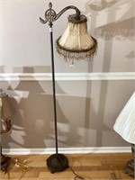 Antique Cast Iron Floor Lamp  56in.