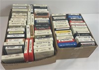 Large Lot of 8 Track Tapes