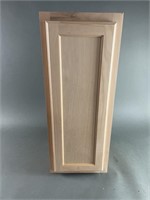 12" unfinished maple wall cabinet