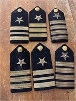 S/6 Navy Capt. Shoulder Rank Bands