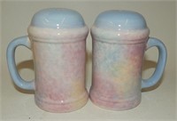 Cotton Candy Colors Sponged Handled Mugs