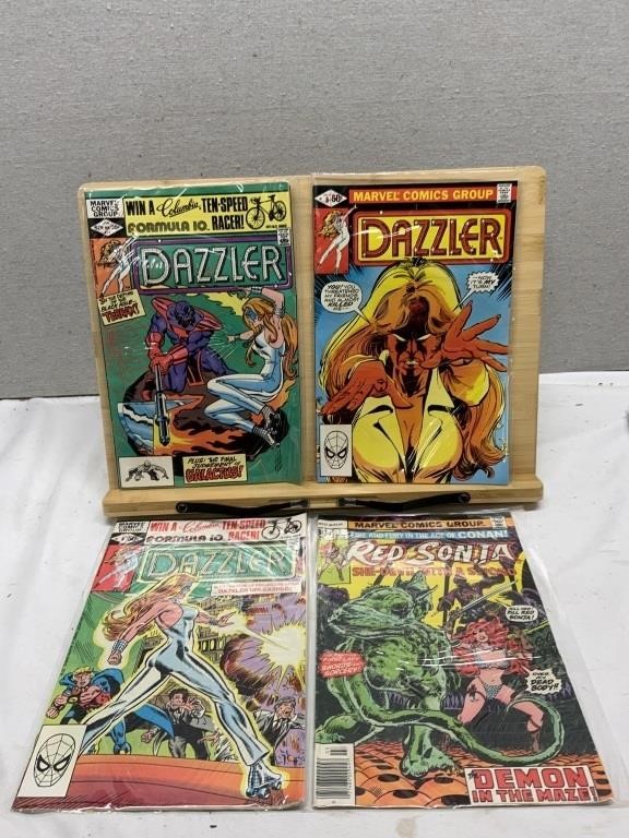 Lot Of Dazzler Comic Books etc
