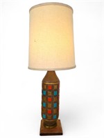 Vintage 1970's Retro Ceramic Table Lamp