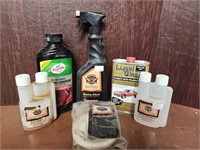 Lot motorcycle cleaning supplies, some HD