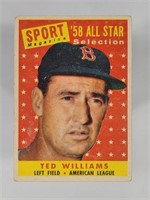 1958 TOPPS TED WILLIAMS NO. 485
