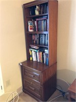 Bookcase & 2 Drawer File Cabinet