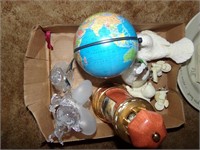 Small Globe, Figurines, Dove, Lighthouse