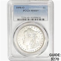 1898-O Morgan Silver Dollar PCGS MS64+