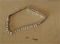 Bracelet with clear charms