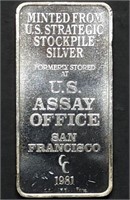 Vintage US Stockpile 10 Troy Oz .999 Fine Silver