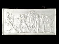 Eneret B&G Neo-Classical Figural Group Plaque