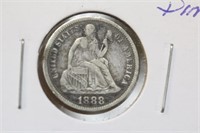 1888-P Seated Dime