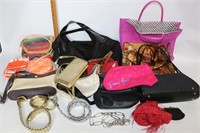 Large Lot of Ladies Bags and Belts ETC