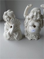 (2) Whimsical Figural Drink Holders
