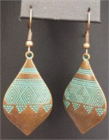 Copper earrings