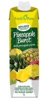 4-Pk Fresh'n Pure Pineapple Burst Juice Blend, 1L