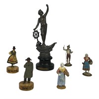Antique French "L'Commerce" Sculpture & Figurines