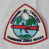 Vintage patch for the tomahawk cruise missile