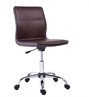 Amazon Basics Modern Armless Office Desk Chair