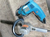 1/2" Impact Drill & Hedge Trimmer