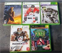 5 XBOX 360 GAMES