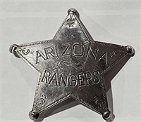 Badge says Arizona Rangers