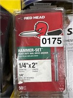 RED HEAD HAMMER SET RETAIL $20