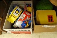 2 boxes Little Tykes Toys and other