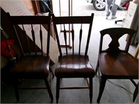 Misc. Vintage Wood Chairs