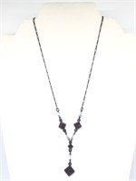 vintage bellagio crystals necklace