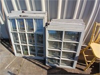 Lot of vintage windows