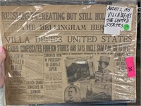 ANTIQUE NEWSPAPER 08/02/1915 PANCHO VILLA REFER