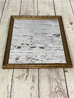 Wall Mirror w/ Gold Accent