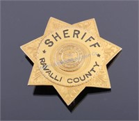Ravalli County Montana Sheriff Badge