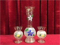 3pc Barlett Collins Vase Set