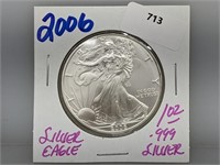2006 1oz .999 Silver Eagle $1 Dollar