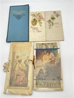(5) Antique Poetry Booklets
