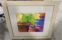 Margaret Collier "Clay Pots" Watercolor